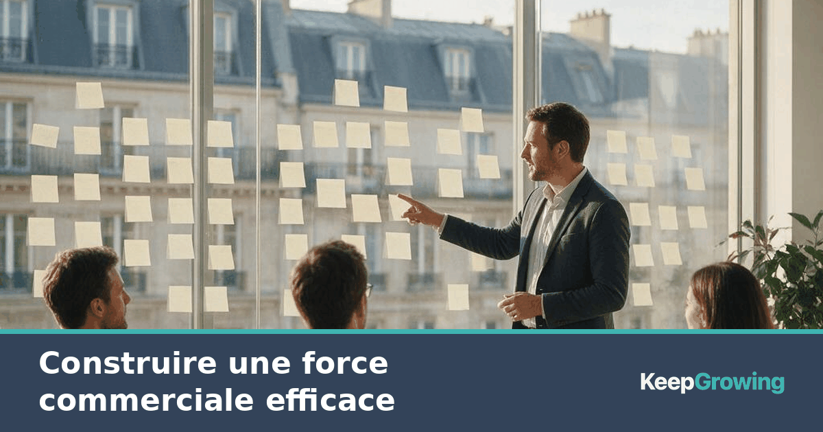 Force commerciale efficace, vision stratégie et culture - Keep Growing