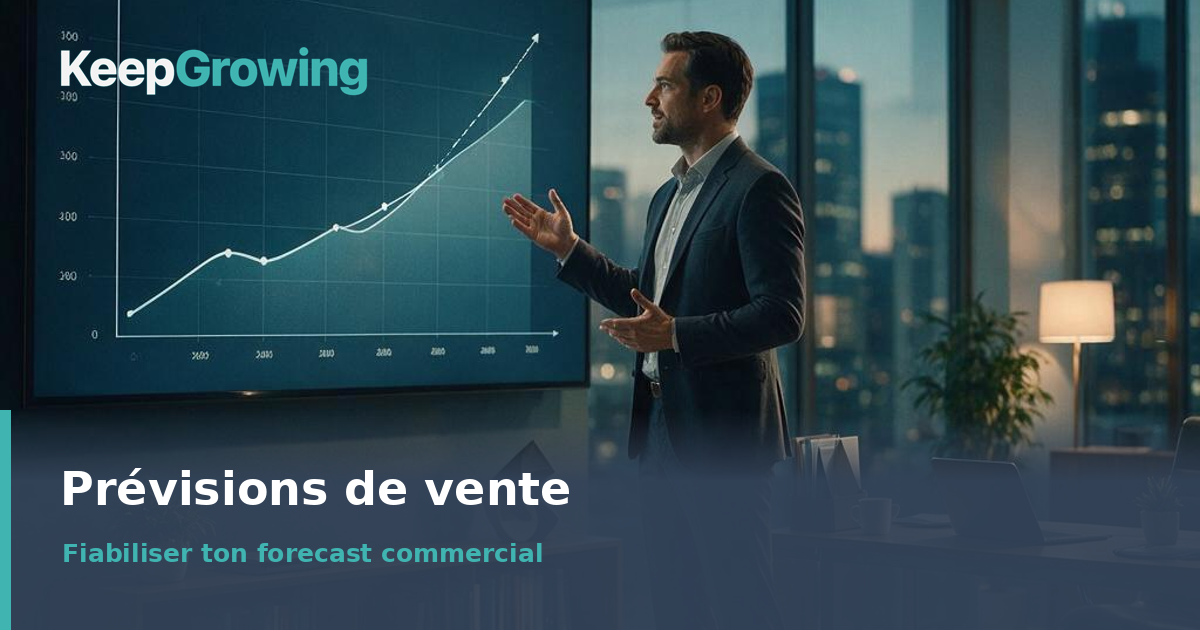 Prévisions de vente, courbe de forecast commercial
