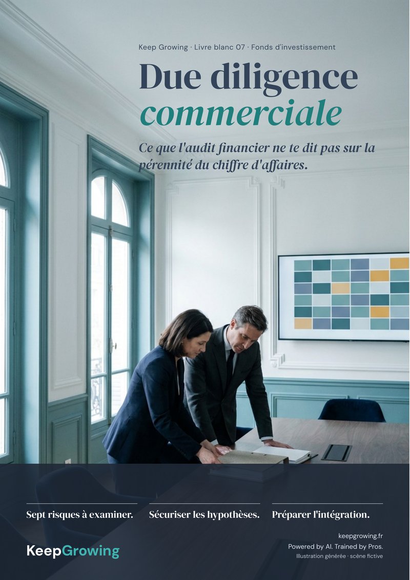 Couverture du livre blanc Keep Growing KG_07 : Due diligence commerciale