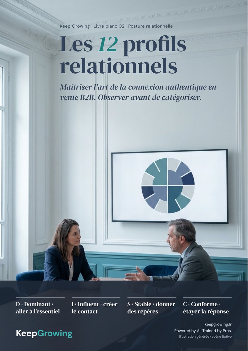 Couverture du livre blanc Keep Growing KG_02 : Les 12 profils relationnels