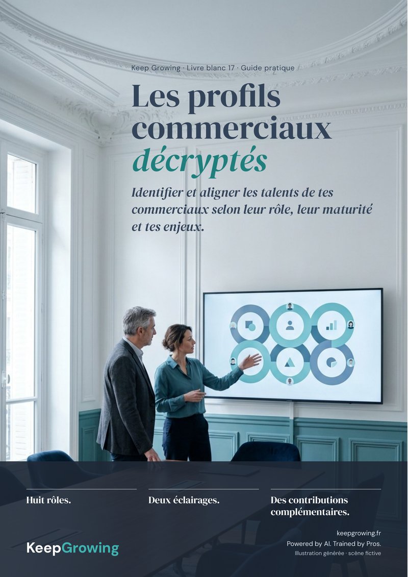 Couverture du livre blanc Keep Growing KG_17 : Les profils commerciaux décryptés