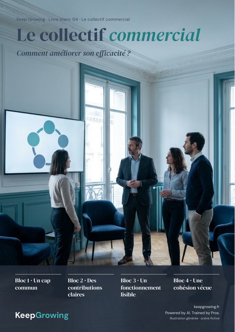 Couverture du livre blanc Keep Growing KG_04 : Le collectif commercial