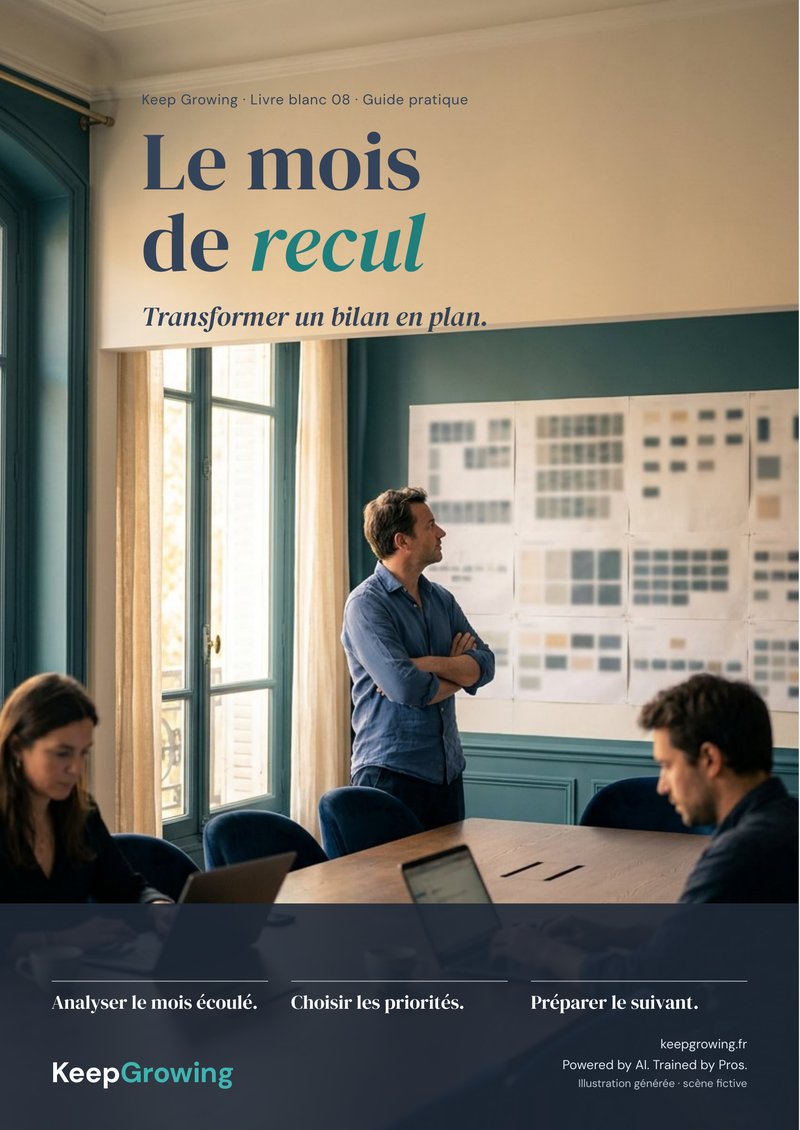 Couverture du livre blanc Keep Growing KG_08 : Le mois de recul